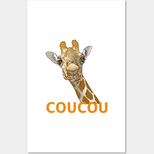 Giraffe Coucou Posters and Art